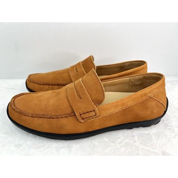 Samuel Hubbard Free Spirit Loafers Mens 10.5 M Tan Leather Driving Casual Shoes main image 10